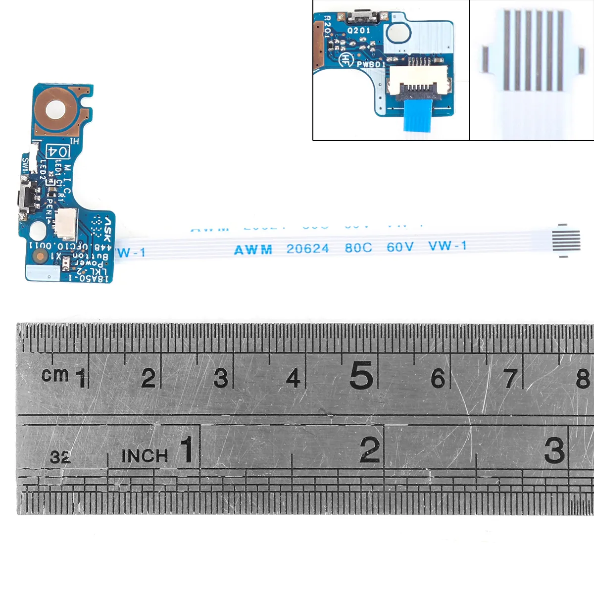 Picture of Power Button Board With Cable For Lenovo ThinkPad L390 L380 Yoga S2 4th 3rd 02DL914.